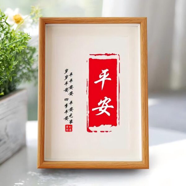 Tranquil Display Panel - Printed Character Accent